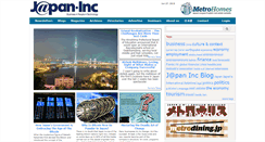 Desktop Screenshot of japaninc.com